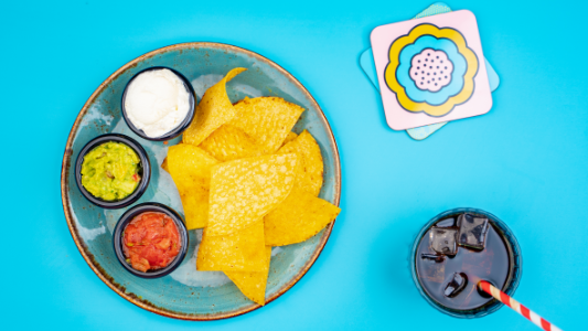 Tortilla and dips