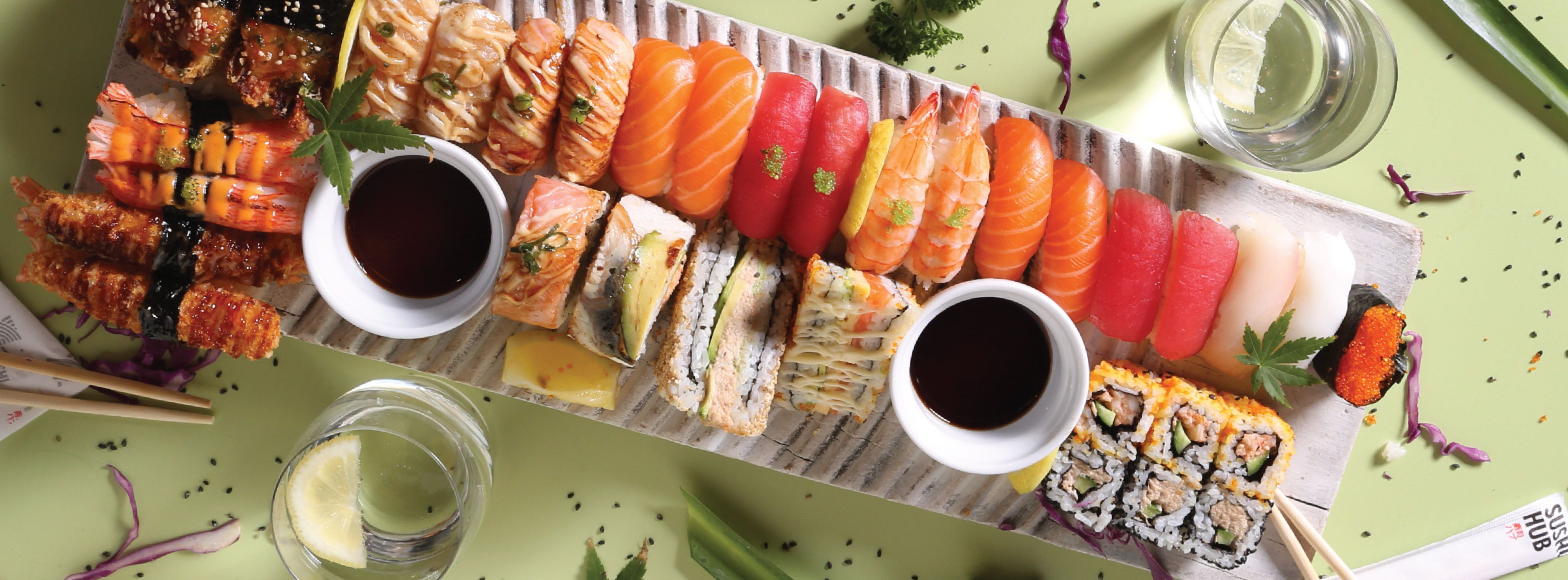 Get Sushi Hub Delivered To Your Door!
