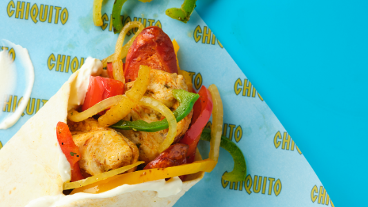 Chicken and Chorizo Fajita