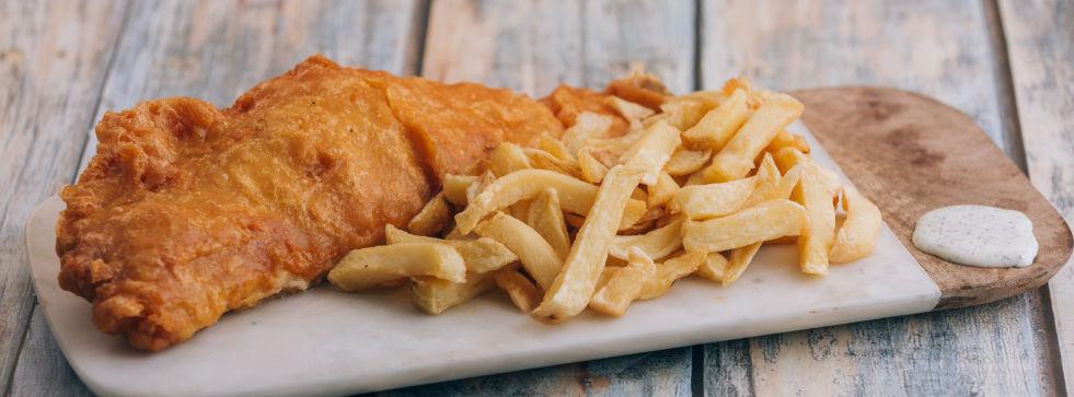 Pescado frito a domicilio: pide ahora tu Fish and Chips