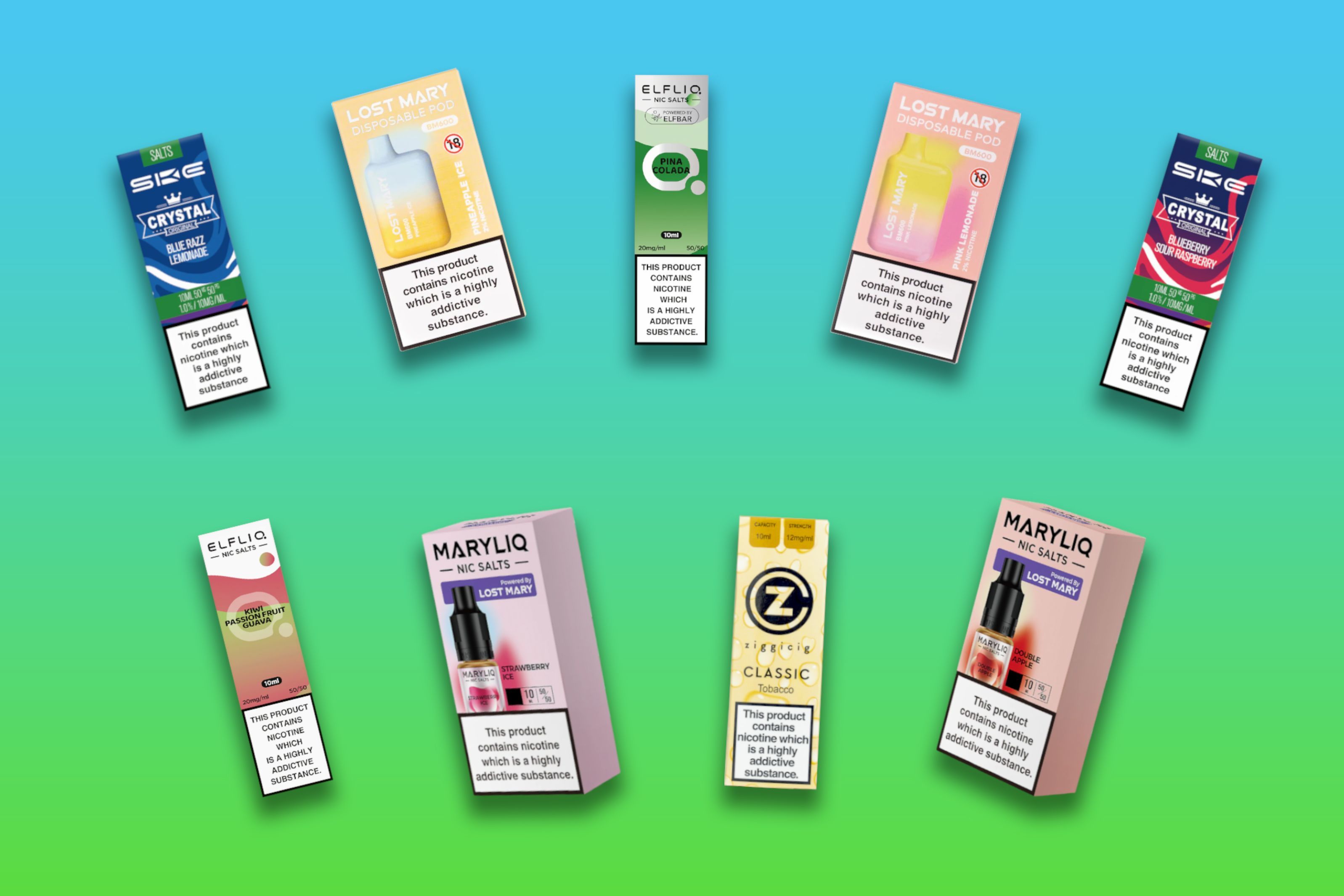 Ziggicig Vapes and E-Liquids Delivery