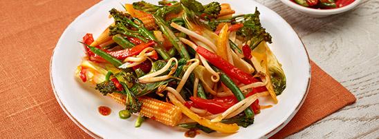 Vegetales Salteados al Wok