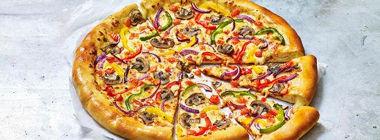 Stuffed Crust Veggie Supreme