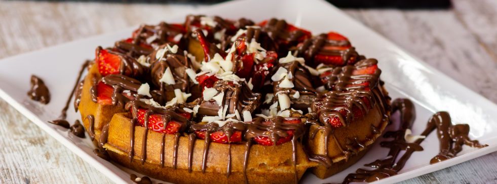 Strawberry and Chocolate-Fudge Sauce