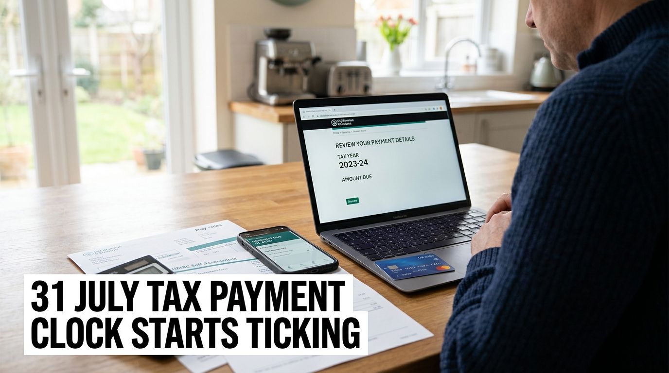 HMRC Warns Self Assessment Taxpayers on July Payment