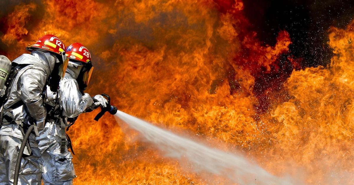 FDNY firefighters respond to a three-alarm warehouse fire on 104th Avenue in Jamaica, Queens on June 23, 2026.
