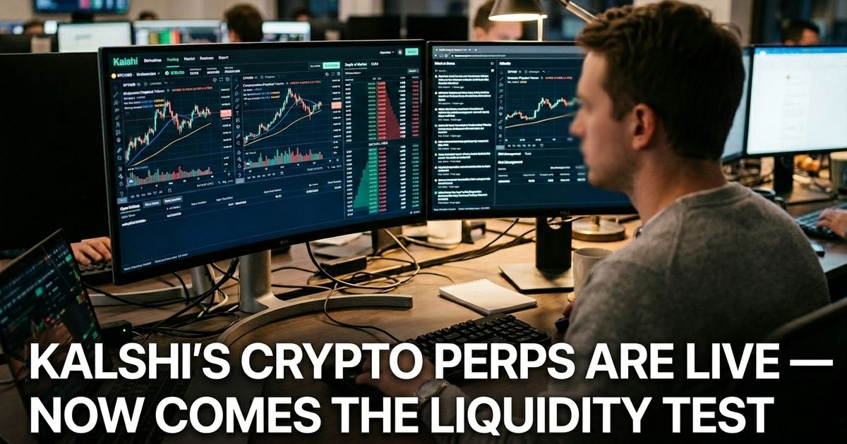 Kalshi launched US-regulated crypto perpetual futures across Bitcoin, Ethereum, Solana, XRP and HYPE on June 26, 2026 — but Bitcoin's dominant liquidity footprint gives it the clearest path to becoming a real market, while altcoin contracts still need to prove sustained depth.