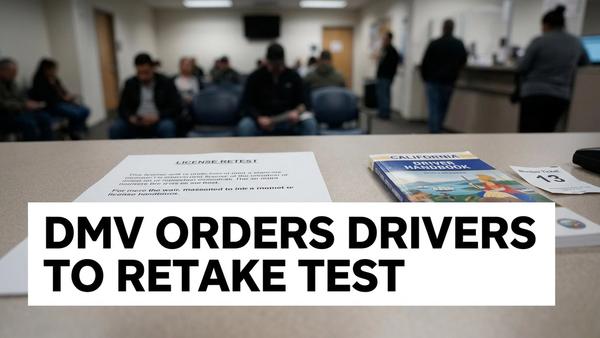 California DMV Orders 11,000 Drivers to Retake Test