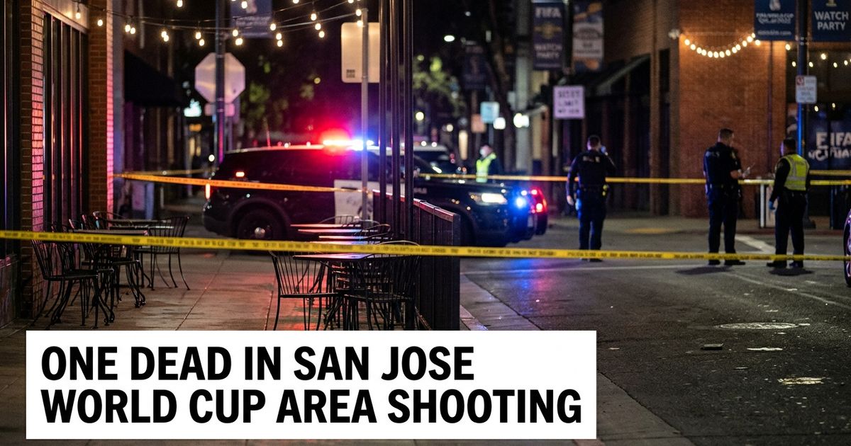 San Jose fan zone shooting investigation near San Pedro Square during World Cup 2026.