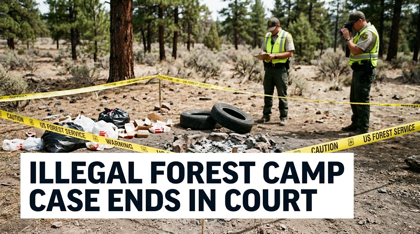 Arizona Man Pleads Guilty in Tonto Forest Camp Case