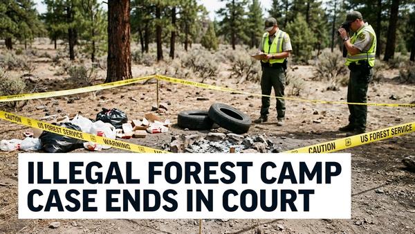 Arizona Man Pleads Guilty in Tonto Forest Camp Case