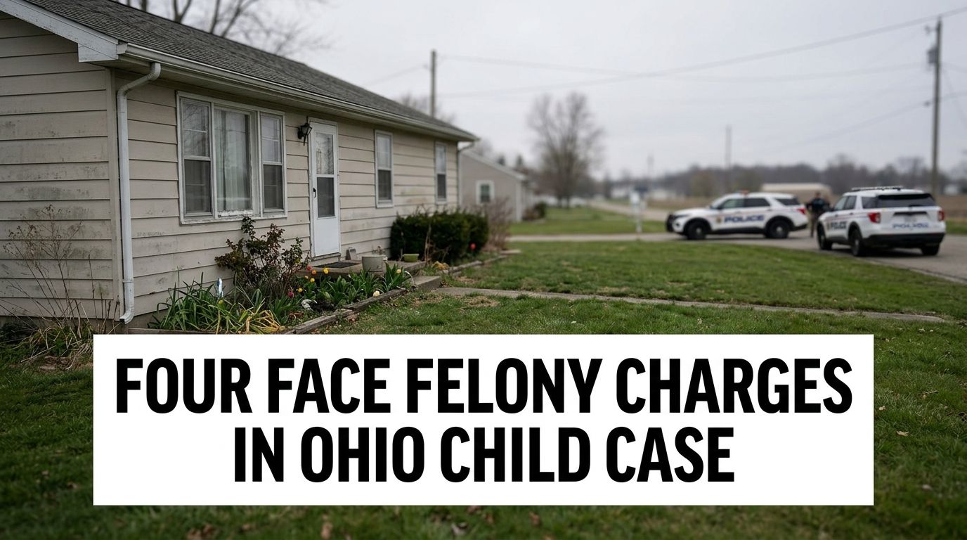 16 Children Rescued From Ohio Home, Four Arrested
