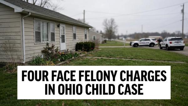 16 Children Rescued From Ohio Home, Four Arrested