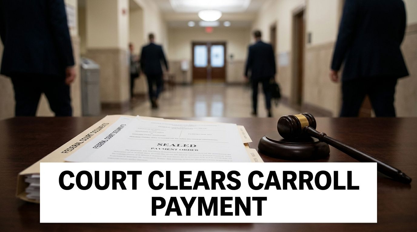 Judge Clears $5.8M Carroll Payment From Trump Case