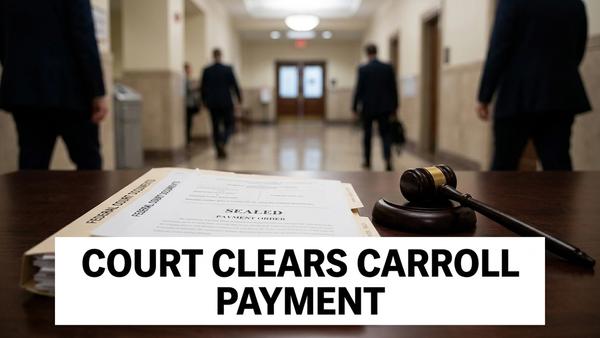 Judge Clears $5.8M Carroll Payment From Trump Case