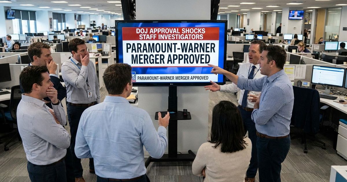 DOJ approval of Paramount Warner merger surprises investigators