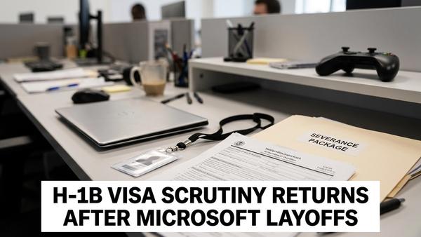 H-1B Visa Scrutiny Returns After Microsoft Layoffs