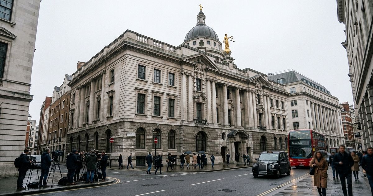 Old Bailey courthouse in London — 20-year-old found guilty of possessing terrorist material and sharing ISIS videos.