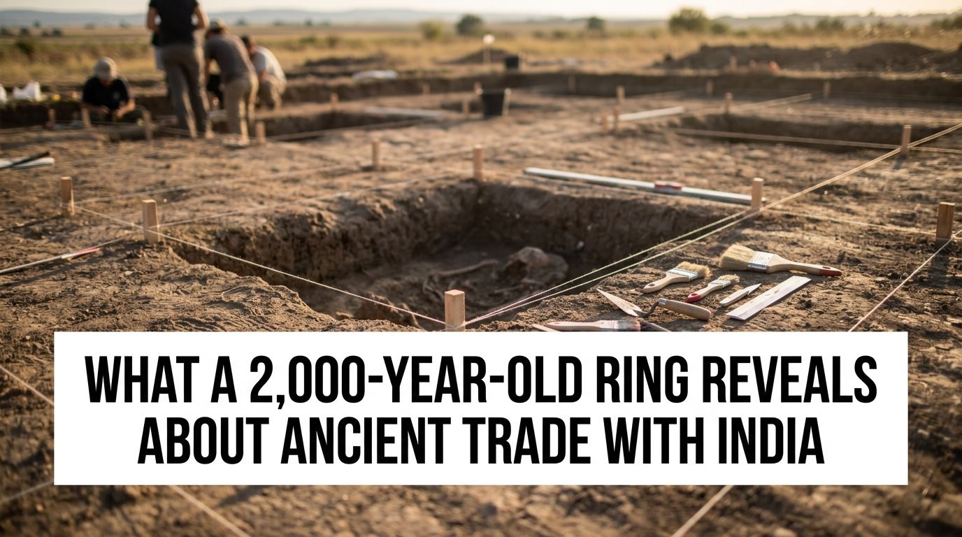 Gold Ring Engraved With Indian Script Rewrites a Thai Burial Site's Story