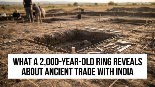 Gold Ring Engraved With Indian Script Rewrites a Thai Burial Site's Story
