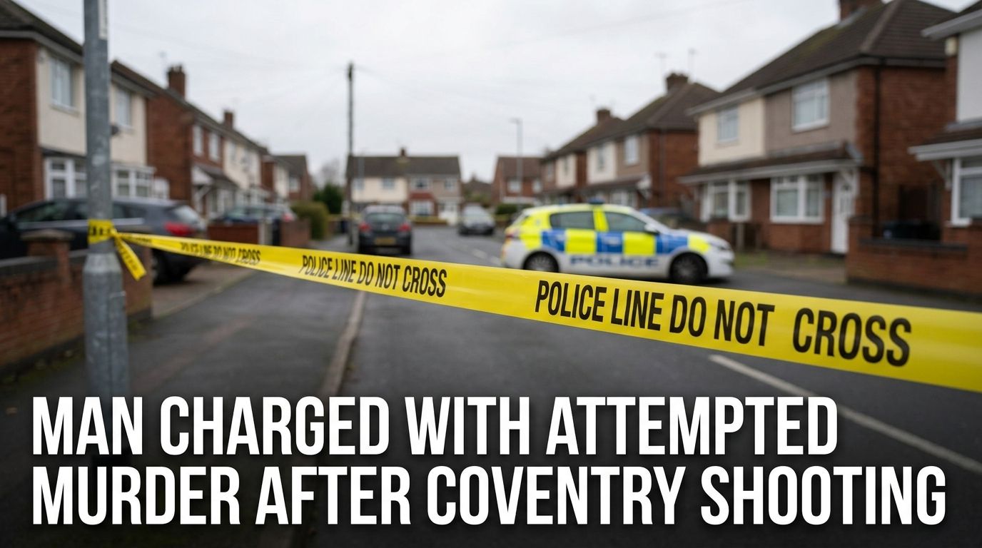 Man Charged With Attempted Murder After Coventry Shooting