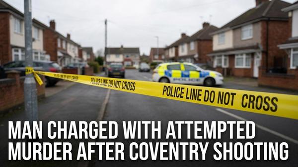 Man Charged With Attempted Murder After Coventry Shooting