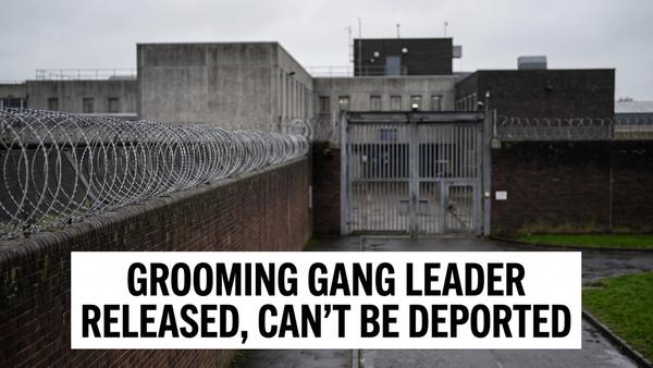 Rochdale Grooming Gang Ringleader Released, Can't Be Deported