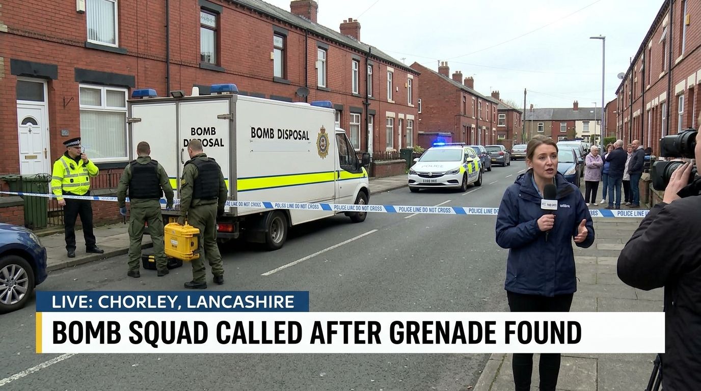 Bomb Squad Called After Grenade Found in Chorley