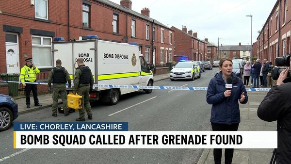 Bomb Squad Called After Grenade Found in Chorley