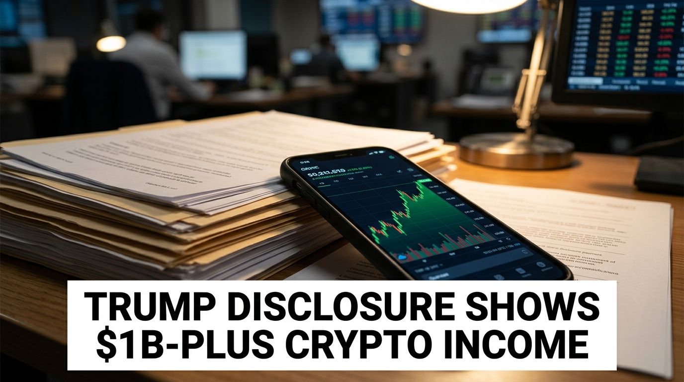 Trump's 2025 Disclosure Shows Over $1B in Crypto Income