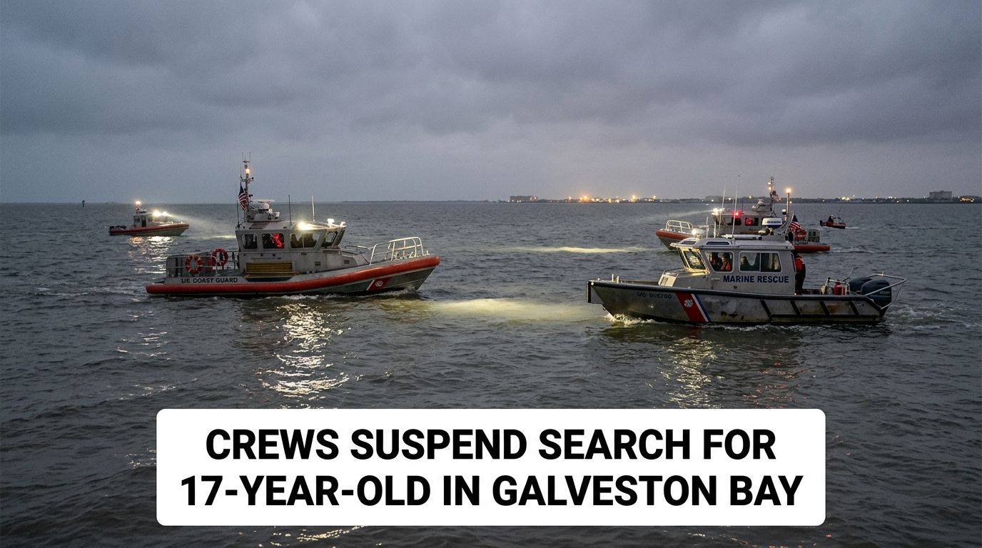 Search Suspended for Missing Teen Nathan Lowery at Texas City Dike