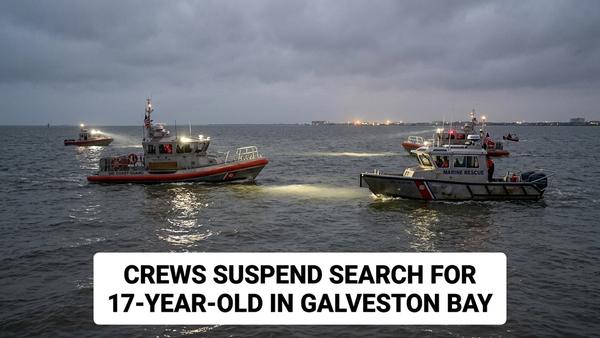 Search Suspended for Missing Teen Nathan Lowery at Texas City Dike
