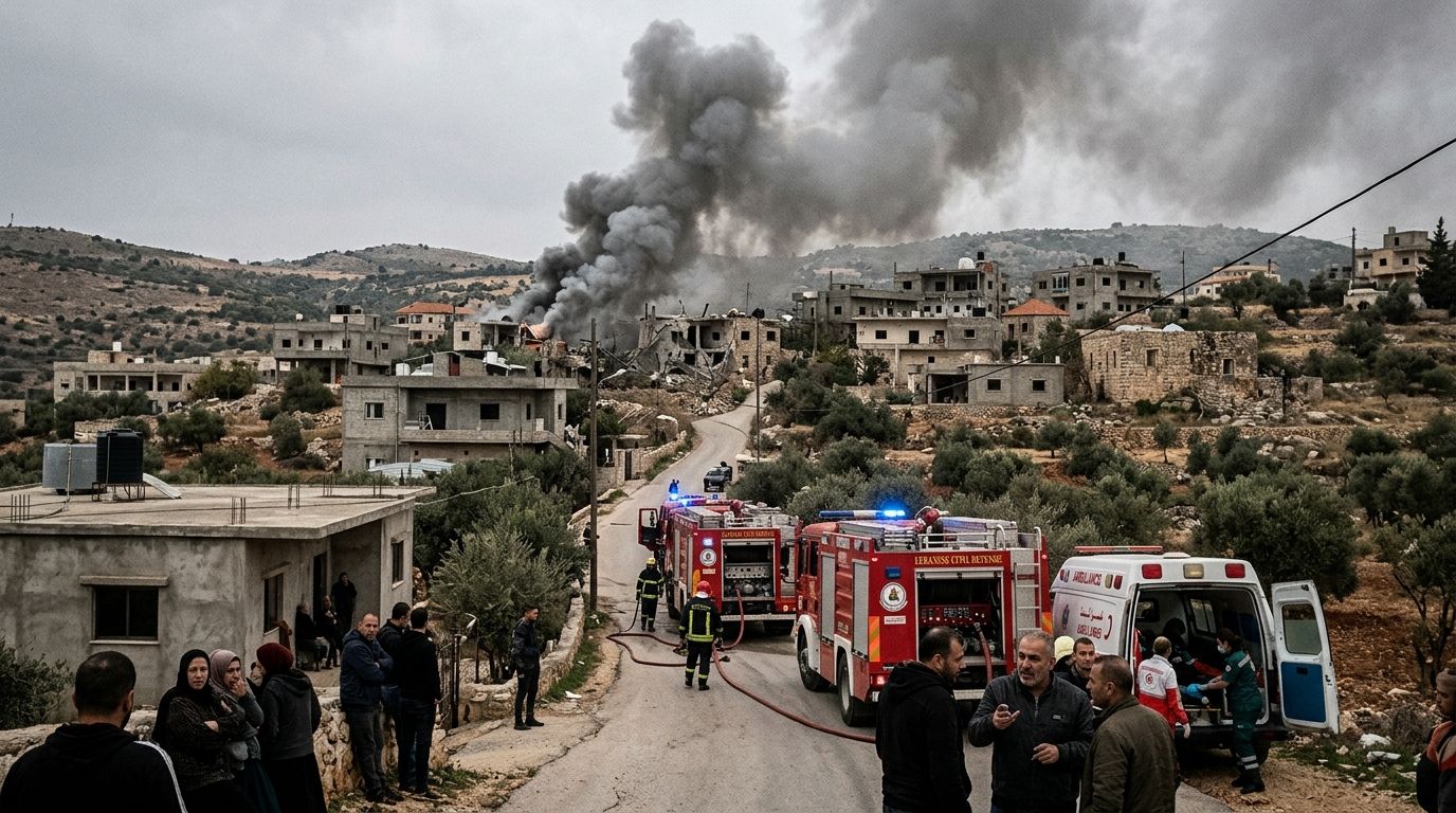 Israeli Strikes Kill 18 in Lebanon as Hezbollah Kills Four Soldiers