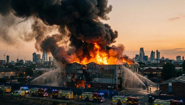 London Fire: 100 Firefighters Battle Bermondsey Blaze — Smoke Across City
