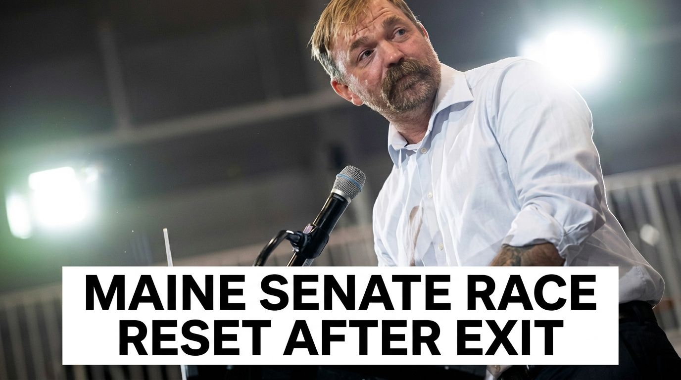 Platner Suspends Campaign as Maine Senate Race Resets