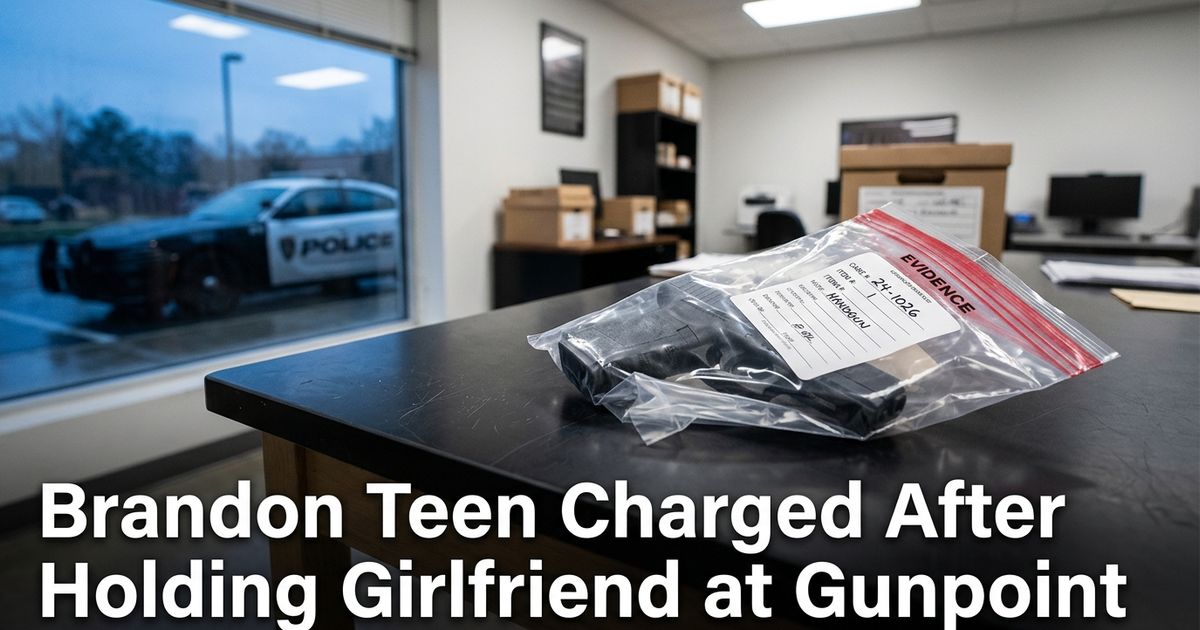 Featured image for "Brandon Teen Charged After Holding Girlfriend at Gunpoint"