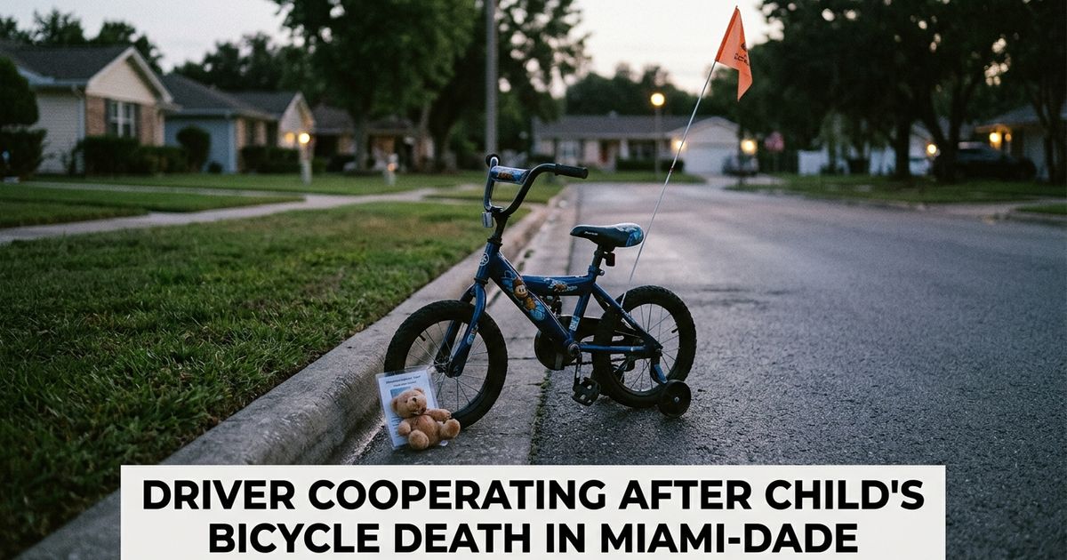 Featured image for "5-Year-Old Killed While Riding Bike in Miami-Dade"