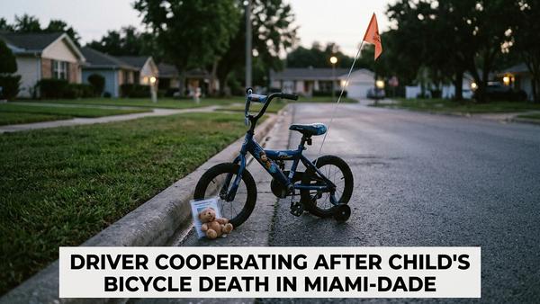 5-Year-Old Killed While Riding Bike in Miami-Dade