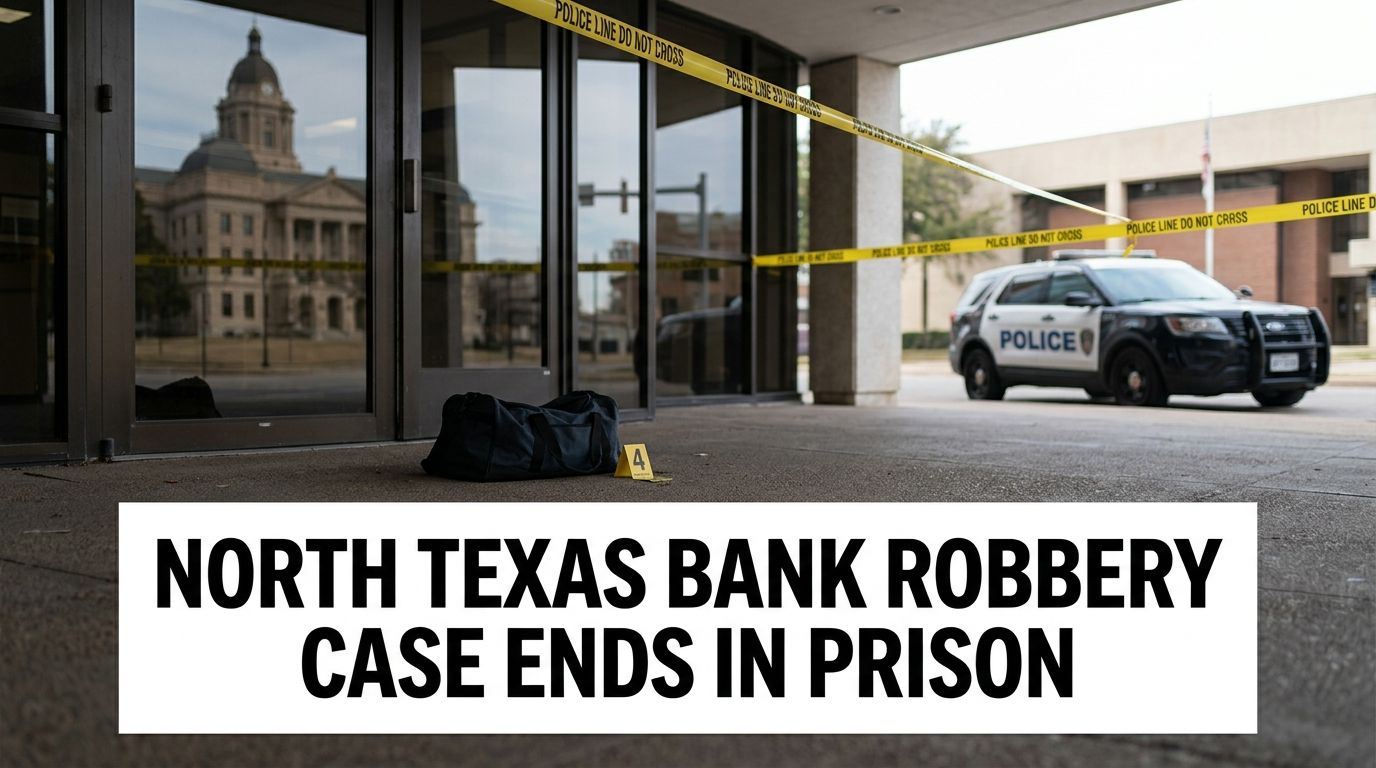 Jonathan Fleming Sentenced for North Texas Bank Robberies