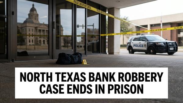 Jonathan Fleming Sentenced for North Texas Bank Robberies