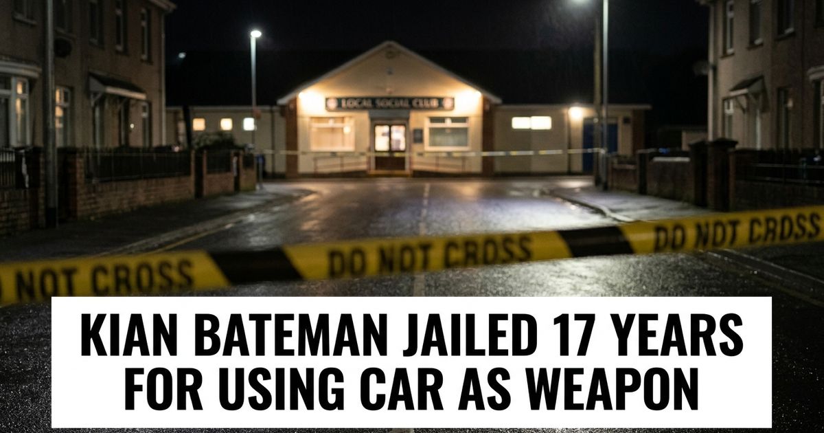Cardiff residential street at night representing the Kian Bateman murder sentencing case