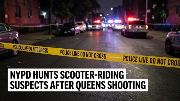 Man Shot in Head in Queens, Suspects Flee on Scooter
