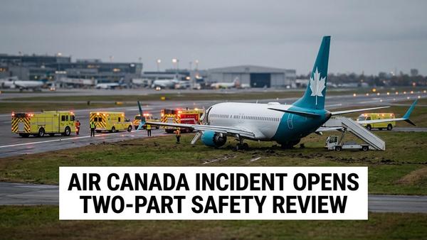 Air Canada Runway Excursion Raises Evacuation Questions