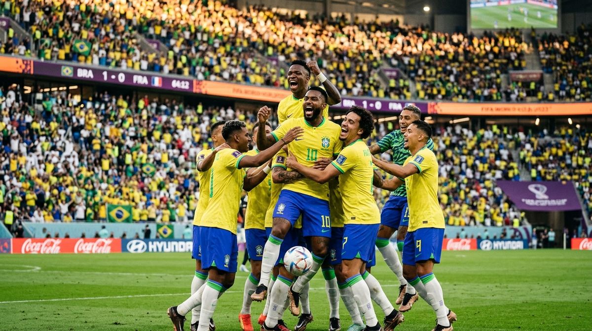 Brazil celebrates a Matheus Cunha brace and Vinícius Júnior goal in a 3-0 World Cup win over Haiti at Lincoln Financial Field in Philadelphia.