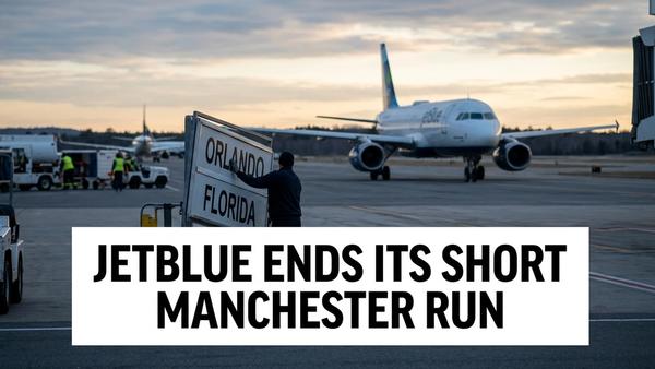 JetBlue Leaves Manchester After 17-Month Route Test
