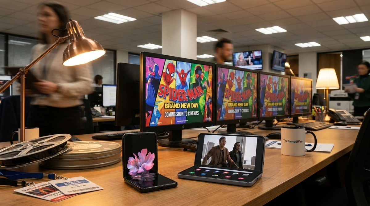 Samsung Spider-Man campaign featuring Galaxy devices for Brand New Day