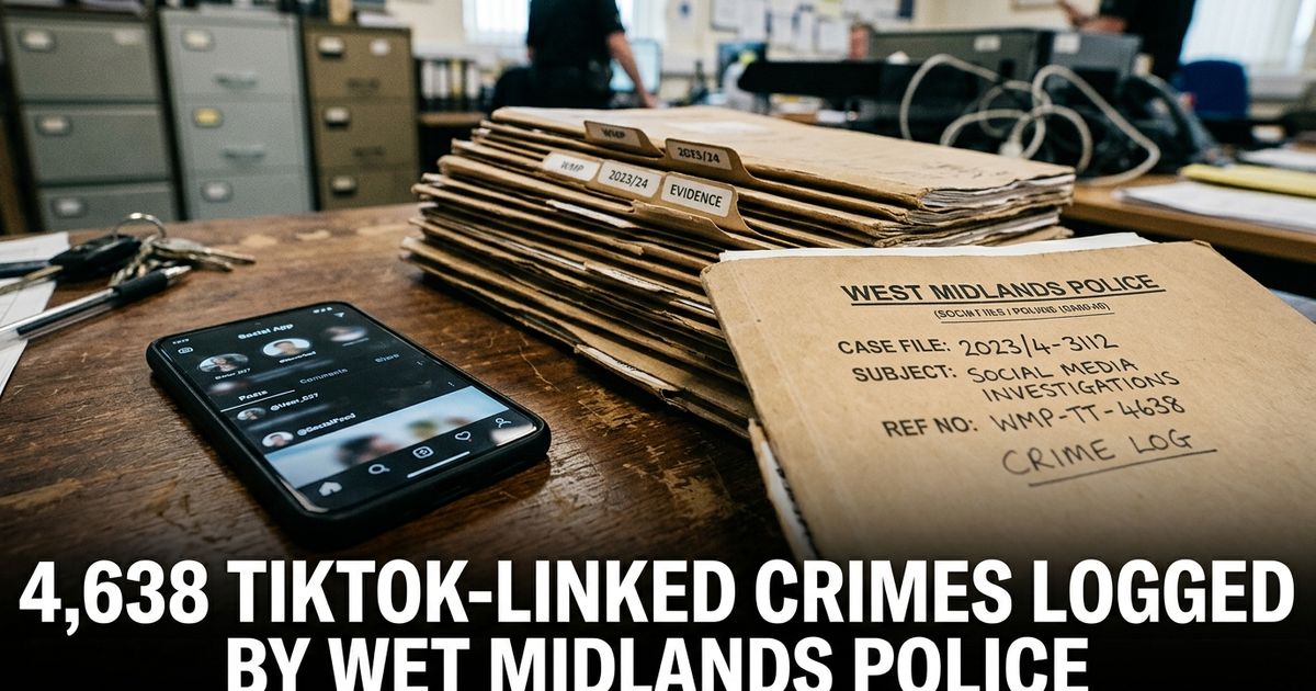 Featured image for "4,638 TikTok-Linked Crimes Logged by West Midlands Police"