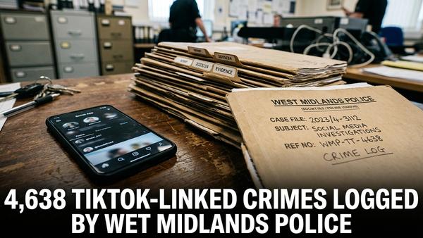 4,638 TikTok-Linked Crimes Logged by West Midlands Police