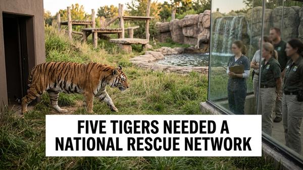 Oakland Zoo Gives Rescued Tiger Sitara a Permanent Home
