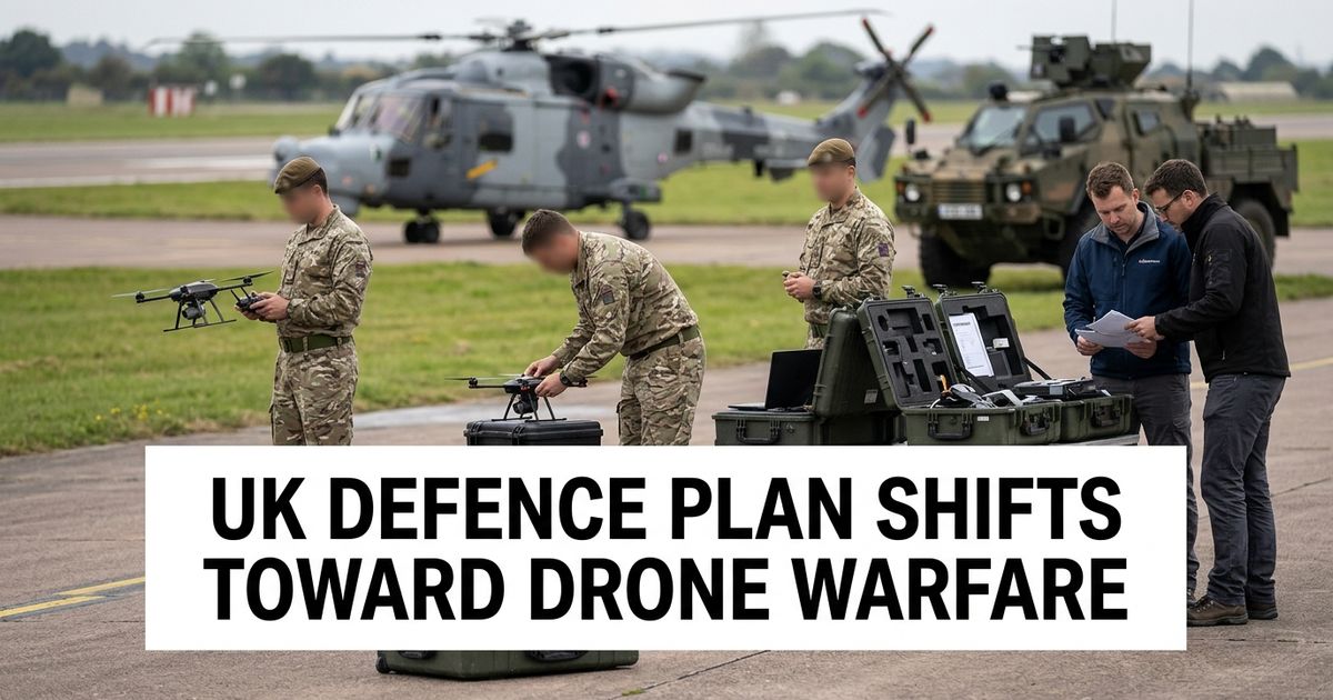 Defence Investment Plan focuses UK Armed Forces spending on drones and autonomous systems.